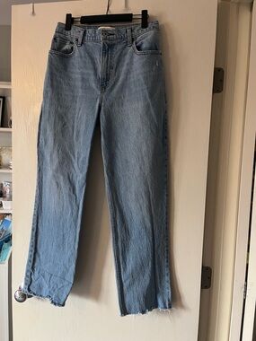 Abercrombie & Fitch Light Blue Straight-Leg Jeans
